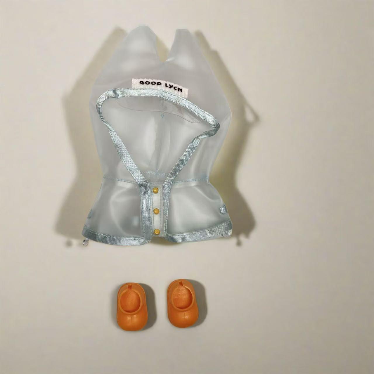 handmade doll clothes, raincoat, waterproof doll clothes, 17cm/15cm/10 cm doll outfits, clothes for doll