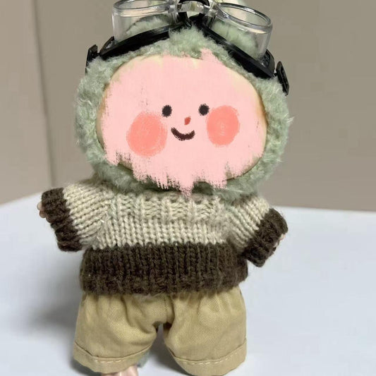 adorable handmade doll clothes, cool doll sweater, doll clothes, 17cm/15cm/10 cm doll outfits, clothes for doll