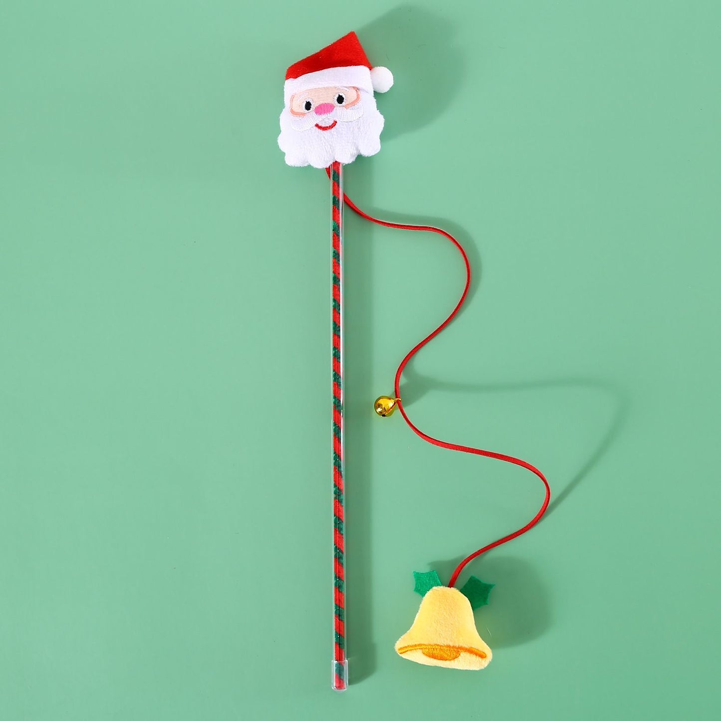 Cat Toys for indoor Cats, Cat Toys Christmas Wand, Santa Wand, Christmas gift, Interactive Cat Toys