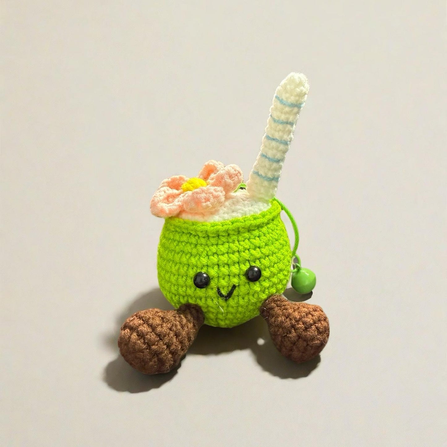 2inches - hand-knit doll, Christmas Gift, holiday Gift, Bag Charm ，Great Gift Idea