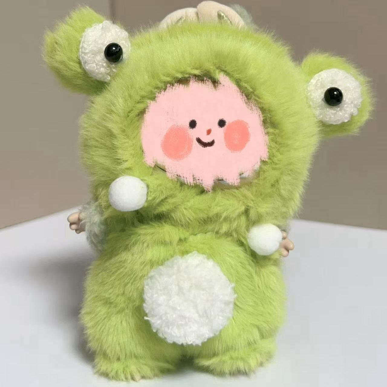 handmade doll clothes, green monster, for halloween, doll clothes, 17cm/15cm/10 cm doll outfits, clothes for doll